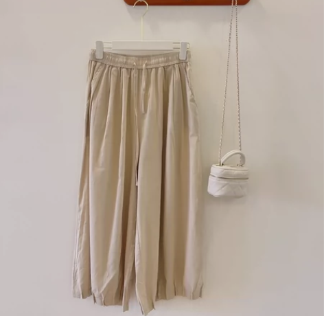 原dan棉麻休闲裤 颜色百搭腰围平铺709...