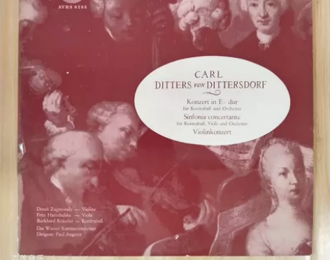 迪特斯朵夫，低音大提琴协奏曲 古典黑胶 K...