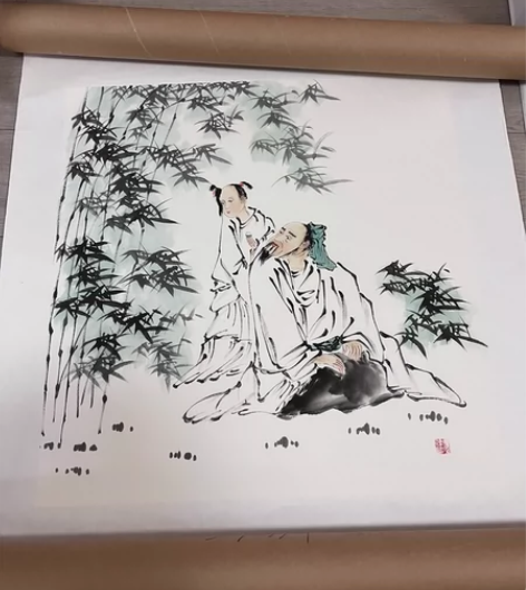 全新水墨画50元出无框,自提或运费自理看好...
