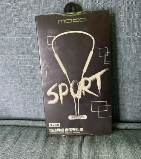 MOKO 无线蓝牙耳机运动 磁吸挂脖重低音...