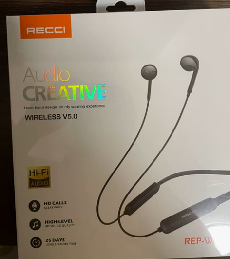 锐思Recci REP-W09颈挂式运动蓝...