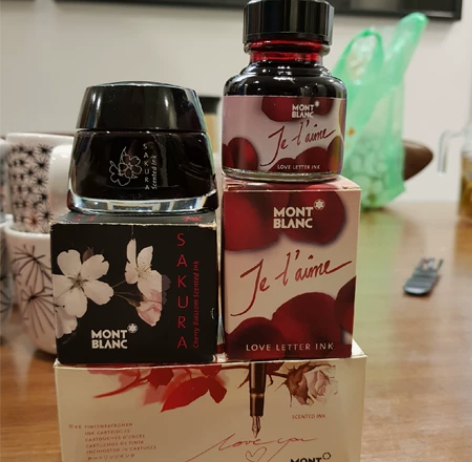 #墨水#万宝龙墨水 限量 墨水 友谊 樱花...