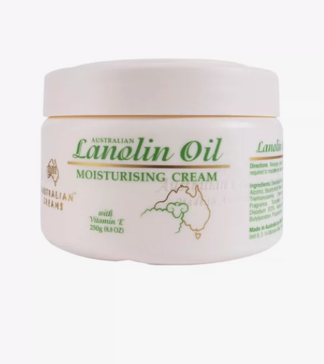 GM澳芝曼澳洲绵羊油VE滋润面霜250g补...