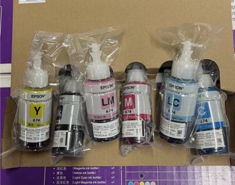 爱普生674原装墨水L801 L805 L...