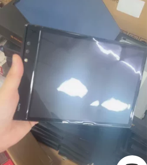 柔宇一代折叠屏 全套包装配件 橙色95新 ...