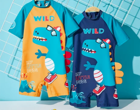 儿童泳衣夏季男童宝宝连体男孩小中大童202...