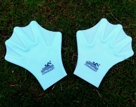 硅胶手璞游泳装备划水掌蹼成人儿童训练学习游...