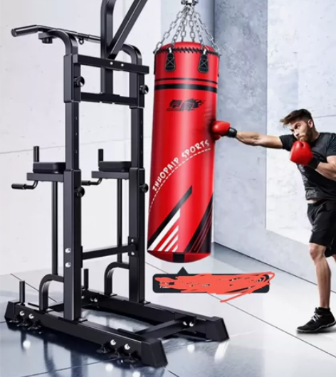 拳击沙袋，可做引体向上，有需要的可以上门自...