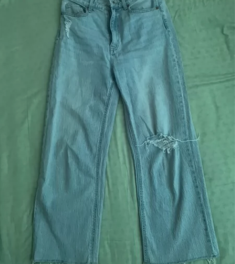 hm牛子裤 160码 裤子版型偏大 9新 ...