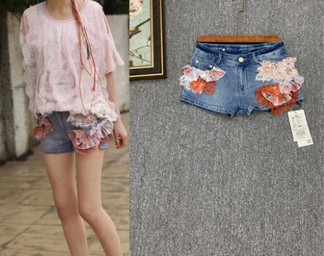 欧货女新款台湾潮牌ATT重工立体花朵实际上...