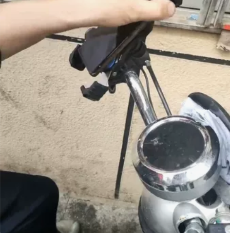 摩托车手机支架电动电瓶自行车外卖车通用款手...