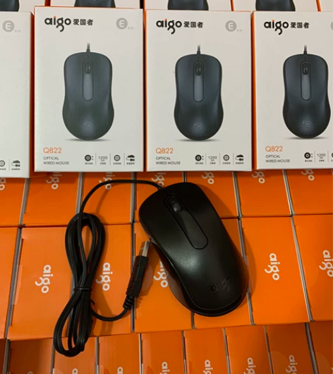 全新原装正品爱国者Q822有线鼠标 笔记本...