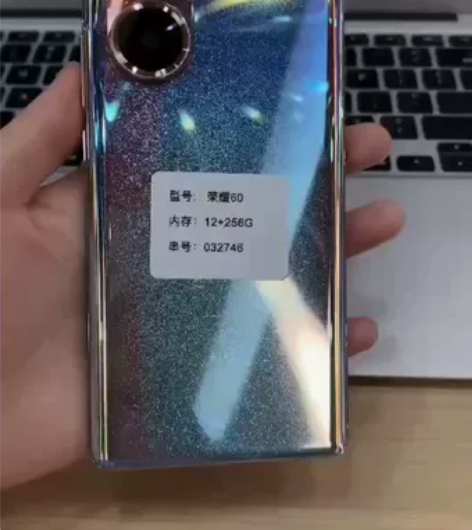 荣耀60 12+256G初雪水晶，成色靓原...