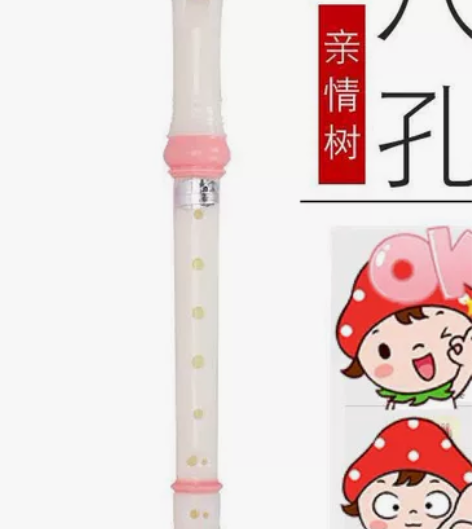 竖笛8孔初学零基础学习用。 儿童德式竖笛。...