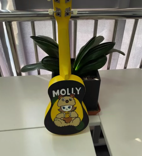 自绘小尤克里里21寸 长52 宽17 生日...