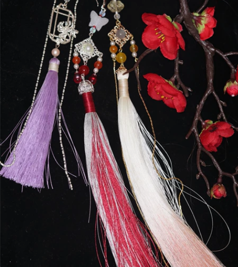 【定制】bjd娃用腰坠 手工流苏 手工制作...