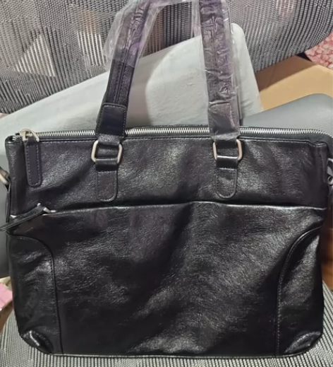 男士手提包单肩包公文包pu皮，全新库存清仓...