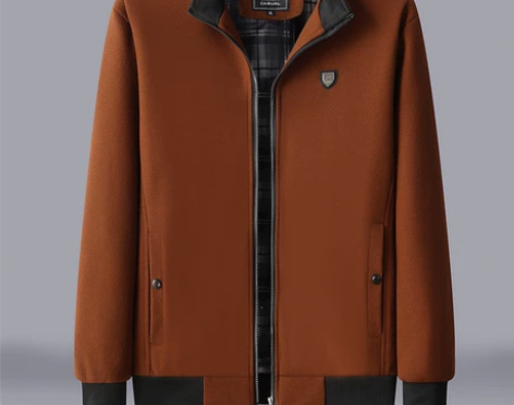 啄木鸟新款秋冬季毛呢夹克男潮男帅气百搭运动...