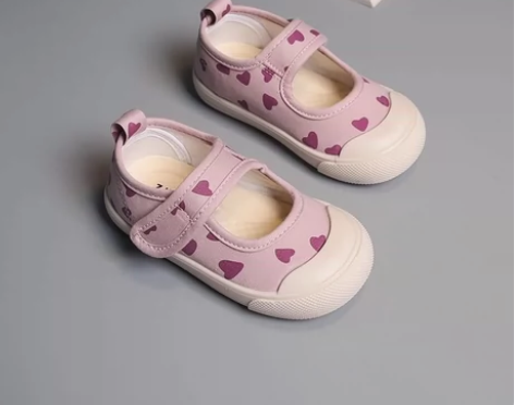 全新软底舒适儿童布鞋女童室内居家2023春...