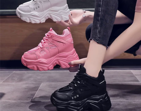 内增高女鞋增高10cm2023年春秋新款小...