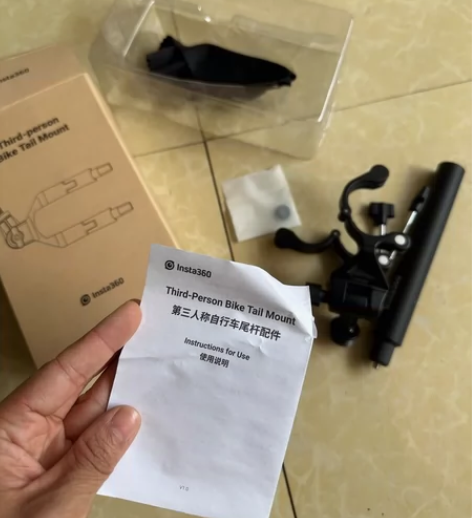 影拓360X3运动相机自行车尾杆，99新 ...