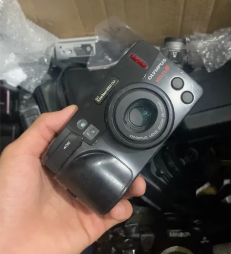 奥林巴斯胶片相机显示屏一道小裂痕其他不明没...