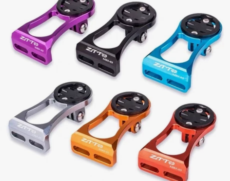 全新未使用！自行车码表支架运动相机架车铝合...