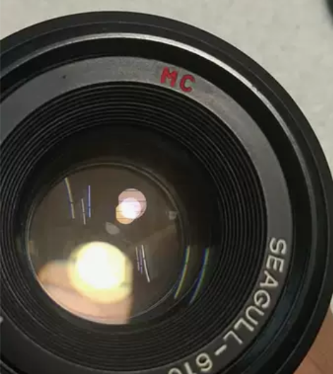 海鸥50 f1.8定焦镜头 外观有些氧化掉...