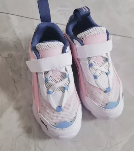 全新李宁34码女童运动鞋  超轻超软底 穿...