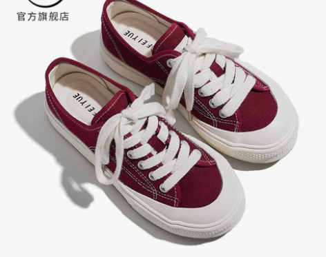 飞跃鞋 帆布鞋女鞋2023春季新款厚底百搭...