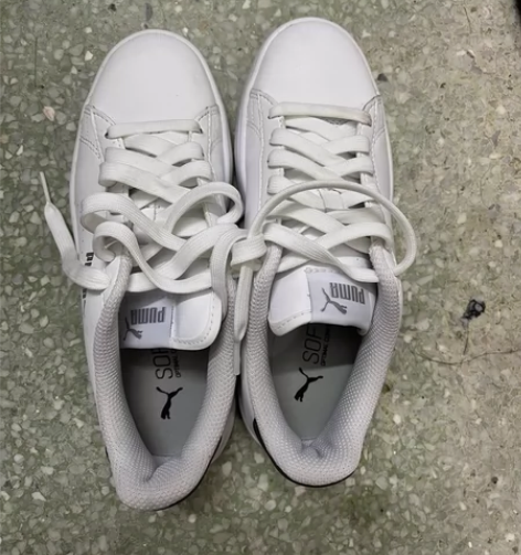 彪马板鞋 只穿过一次,买小了80出二手物品...