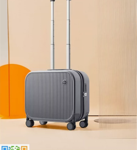 米熙登机箱行李箱男万向轮拉杆箱子18英寸出...