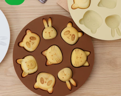 宝宝辅食模具蒸糕烘焙饼干蛋糕卡通烤箱家用米...