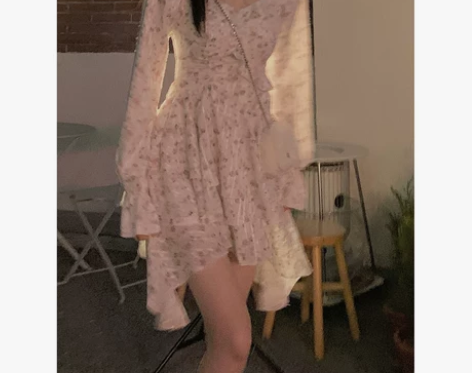 DREAM SEVEN77 不规则荷叶边碎...