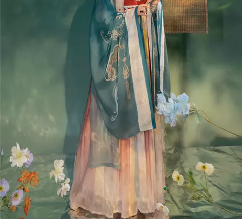 恋霜凤钗令汉服女原创中国风古装唐制齐胸诃子...