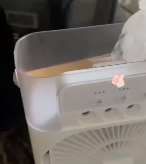 全新小型空调扇便携式冷风机宿舍水冷气电风扇...