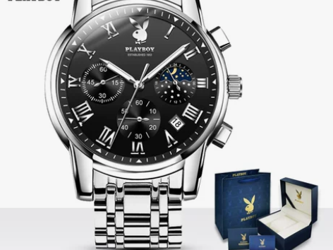 2021年新款花花公子正品牌手表男士石英表...