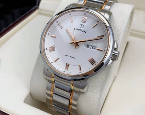 【礼遇价】罗宾尼手表男士机械表男全自动真皮...