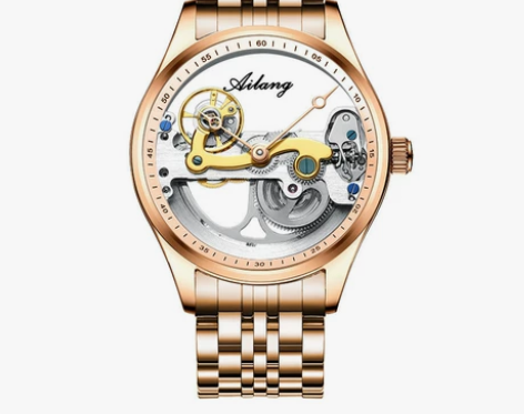 2021新款瑞士手表男士镂空陀飞轮全自动机...