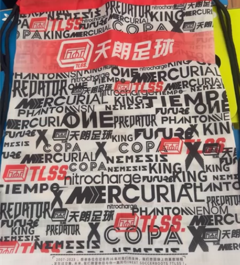 足球鞋收纳袋 足球鞋袋 天朗足球定制 正反...