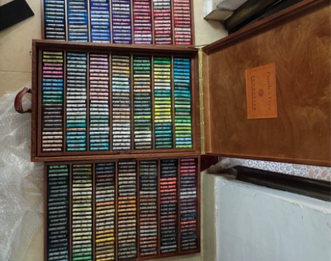 进口SENNELIER色粉笔全支艺术家软粉...