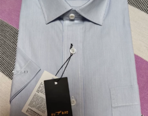 全新虎豹男士短袖衬衣纯棉 41码，175 ...