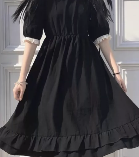 长裙可爱日系甜美学院风连衣裙女学生韩版宽松...