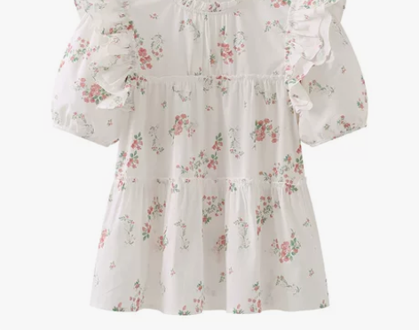 女装拉夏贝尔/La Chapelle圆领花...