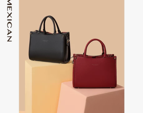 【女王价】稻草人女包2018新款手提包单肩...