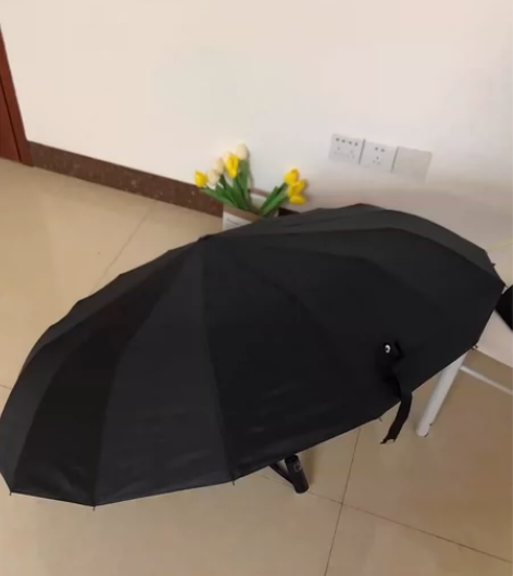 全新16骨雨伞男全自动太阳伞防晒防紫外线大...