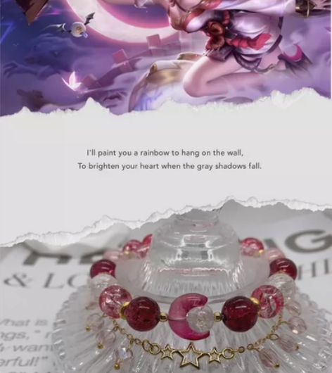 原创diy手链~王者荣耀系列~不知火舞绯月...