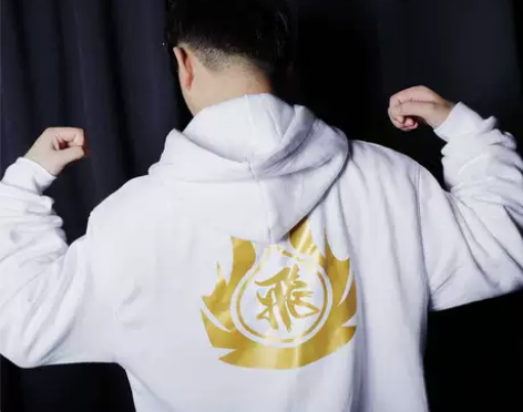 QG飞牛冠军飞将圆领连帽卫衣春季新款情侣男...