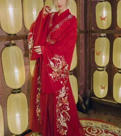 绝版【凤求凰】汉衣晟道原创汉服超重工刺绣交...