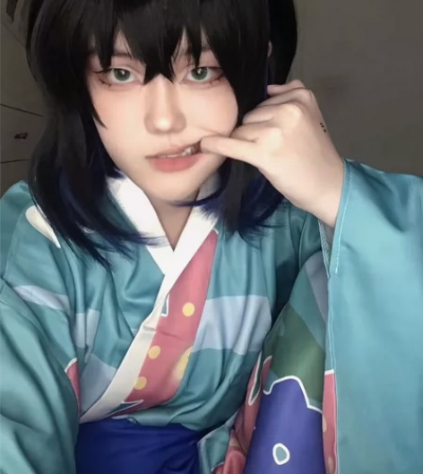 鬼灭之刃游郭篇 嘴平伊之助花街cos服大全...